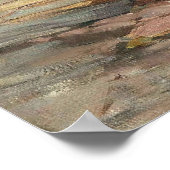 噴水の女性 ポスター (角)