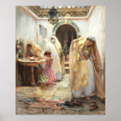 噴水の女性 ポスター (正面)