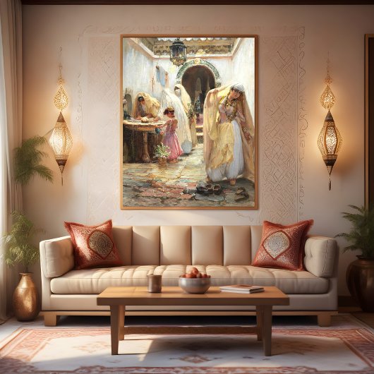 噴水の女性 ポスター