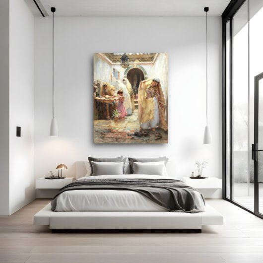 噴水の女性 ポスター