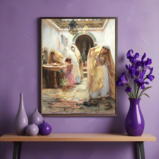 噴水の女性 ポスター