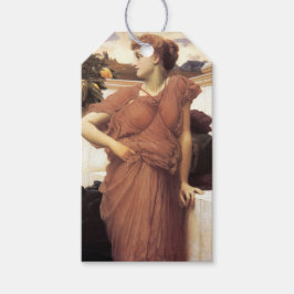 噴水の美しい女性 ギフトタグ