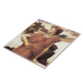 噴水の美しい女性 タイル (側面)