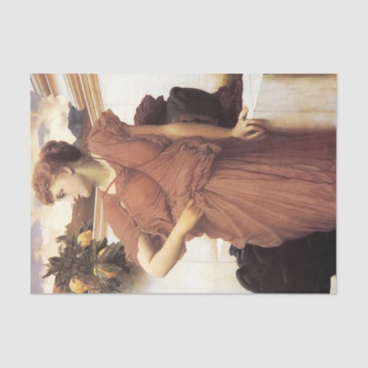 噴水の美しい女性 薄葉紙 (正面)