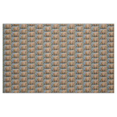 噴水の飲んでいるゴールデン・リトリーバー背部から ファブリック (ファットクウォーター)