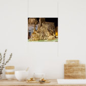 噴水の4つの川、ローマPiazza Navona ポスター (キッチン)