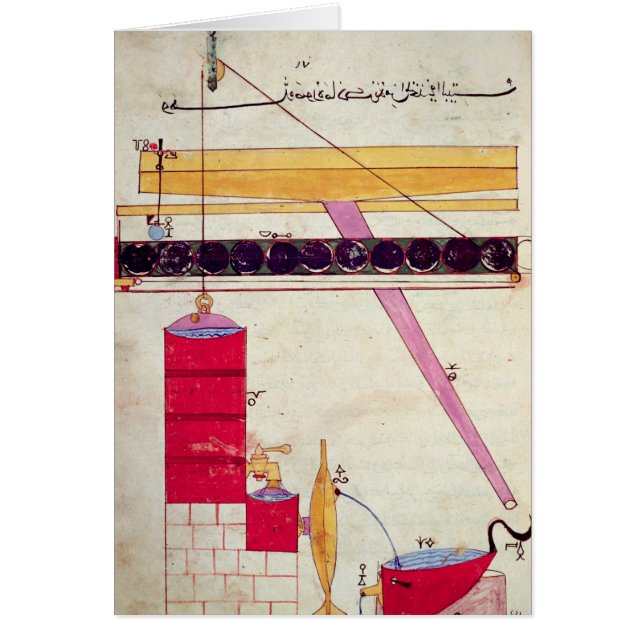 噴水へ水を供給するための装置 (正面)