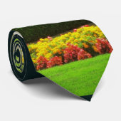 噴水を吹き付ける市公園花園 ネクタイ (ロール)