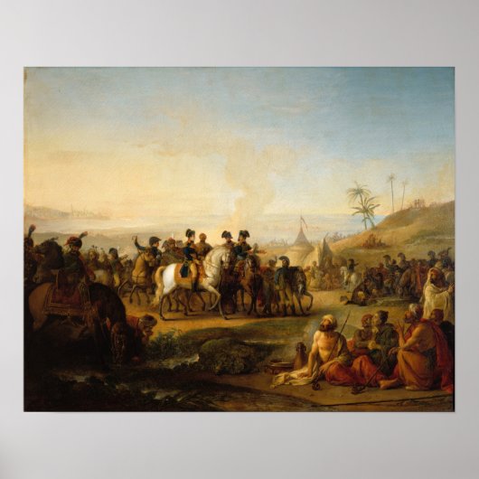 噴水を訪れる一般的なボナパルト ポスター (正面)