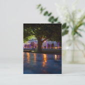 噴水ショー – 夜のワルシャワ ポストカード (スタンド正面)