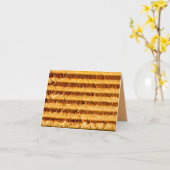 噴水ステップカード カード (黄色い花)