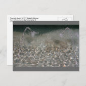 噴水スプレー ポストカード (正面/裏面)