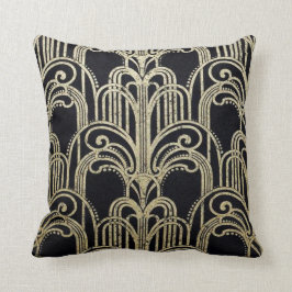 噴水デザイン華美アールデコ クッション