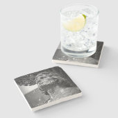 噴水広場 – シンシナチ ストーンコースター (横)