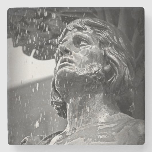 噴水広場 – シンシナチ ストーンコースター (正面)