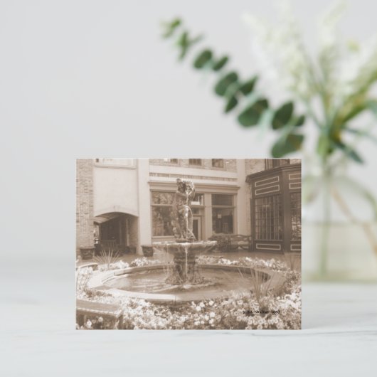 噴水開花 ポストカード (スタンド正面)