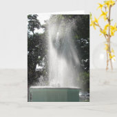 噴水 カード (黄色い花)