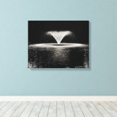 噴水 キャンバスプリント (インサイチュ (ウッドフロア))