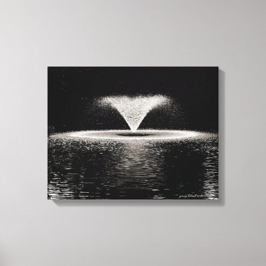 噴水 キャンバスプリント (正面)