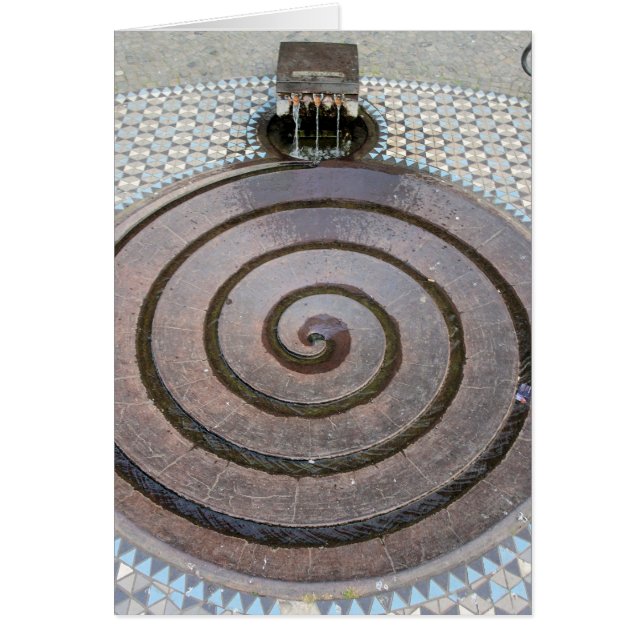 噴水 – ドイツ，ケルン（ケルン）カード (正面)