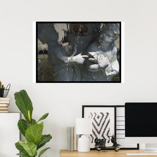 噴水 ポスター (ホームオフィス)