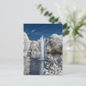 噴水（赤外線） ポストカード (スタンド正面)