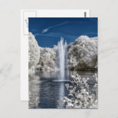 噴水（赤外線） ポストカード (正面/裏面)