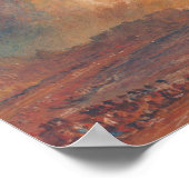 噴火の水辺アートのウィリアム・ターナー・ヴェスビウス ポスター (角)