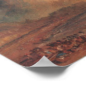 噴火の水辺アートのウィリアム・ターナー・ヴェスビウス ポスター (角)