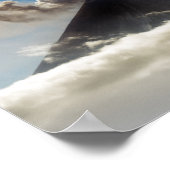 噴火クリュシェブスコイ火山。カムチャッカ ポスター (角)