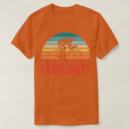 嚢胞医おもしろいサイクリングサイクリストの贈り物 Tシャツ (デザイン正面)
