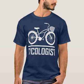 嚢胞医おもしろいサイクリング自転車ライダーサイクリスト Tシャツ