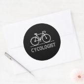 嚢胞学者ギフト |私はCycologist Mensである ラウンドシール (封筒)