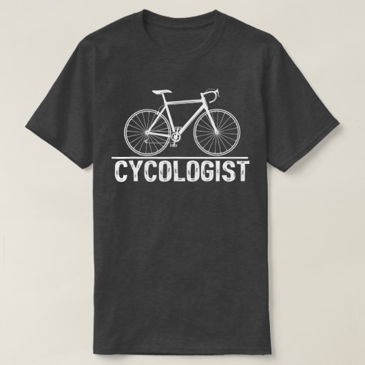 嚢胞学者バイクサイクリングサイクリストのクリスマス Tシャツ (デザイン正面)