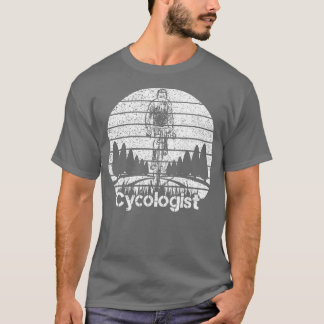 嚢胞学者メンズサイクリングサイクリスト乗り自転車T Tシャツ