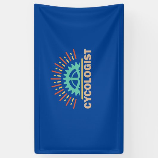 嚢胞学術 横断幕 (縦)