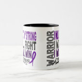 嚢胞性線維症の戦士 ツートーンマグカップ (中央)