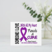 嚢胞性線維症は治療を必要とする3 ポストカード (スタンド正面)