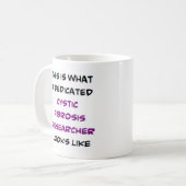 嚢胞性線維症研究者，専用 コーヒーマグカップ (正面左)