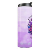 嚢胞性線維症認識度リボン タンブラー (回転左)