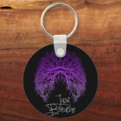 嚢胞性線維症認識度 キーホルダー (正面)