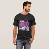 嚢胞性線維症: 兄弟のための紫色 Tシャツ (正面フル)