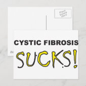 嚢胞性線維症Sucks.jpg ポストカード (正面/裏面)