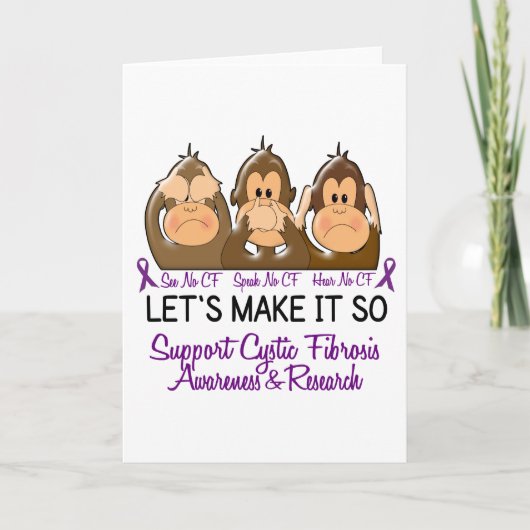 嚢胞性話線維症2が聞こえないのを見る カード (正面)