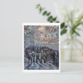 囚人が運動する(ドーレ後)ヴァンゴッホファインアート ポストカード (スタンド正面)