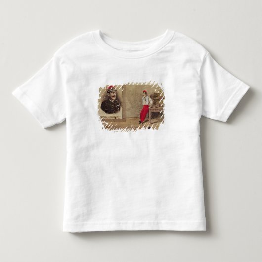 囚人としてアルフレド・ドレフュス、1894-1906年 トドラーTシャツ (正面)