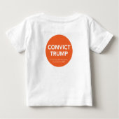 囚人のトランプの幼児Tシャツ ベビーTシャツ (裏面)