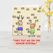 囚人の名誉制度 カード (黄色い花)