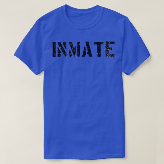 囚人の衣装コスプレ刑務所刑務所5359 Tシャツ (デザイン正面)
