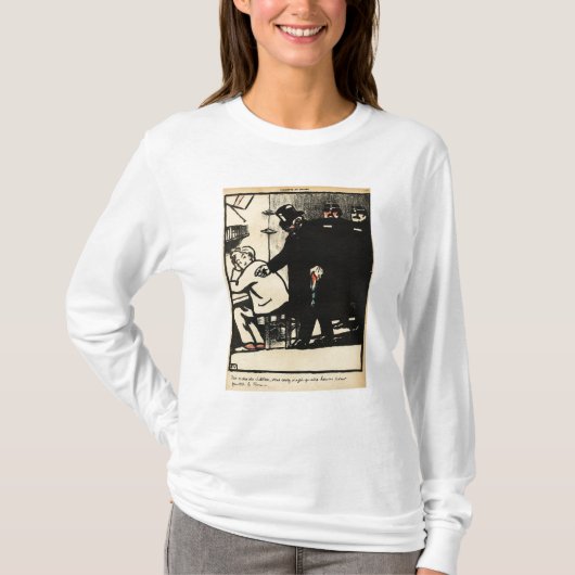 囚人は罪から追放されます Tシャツ (正面)